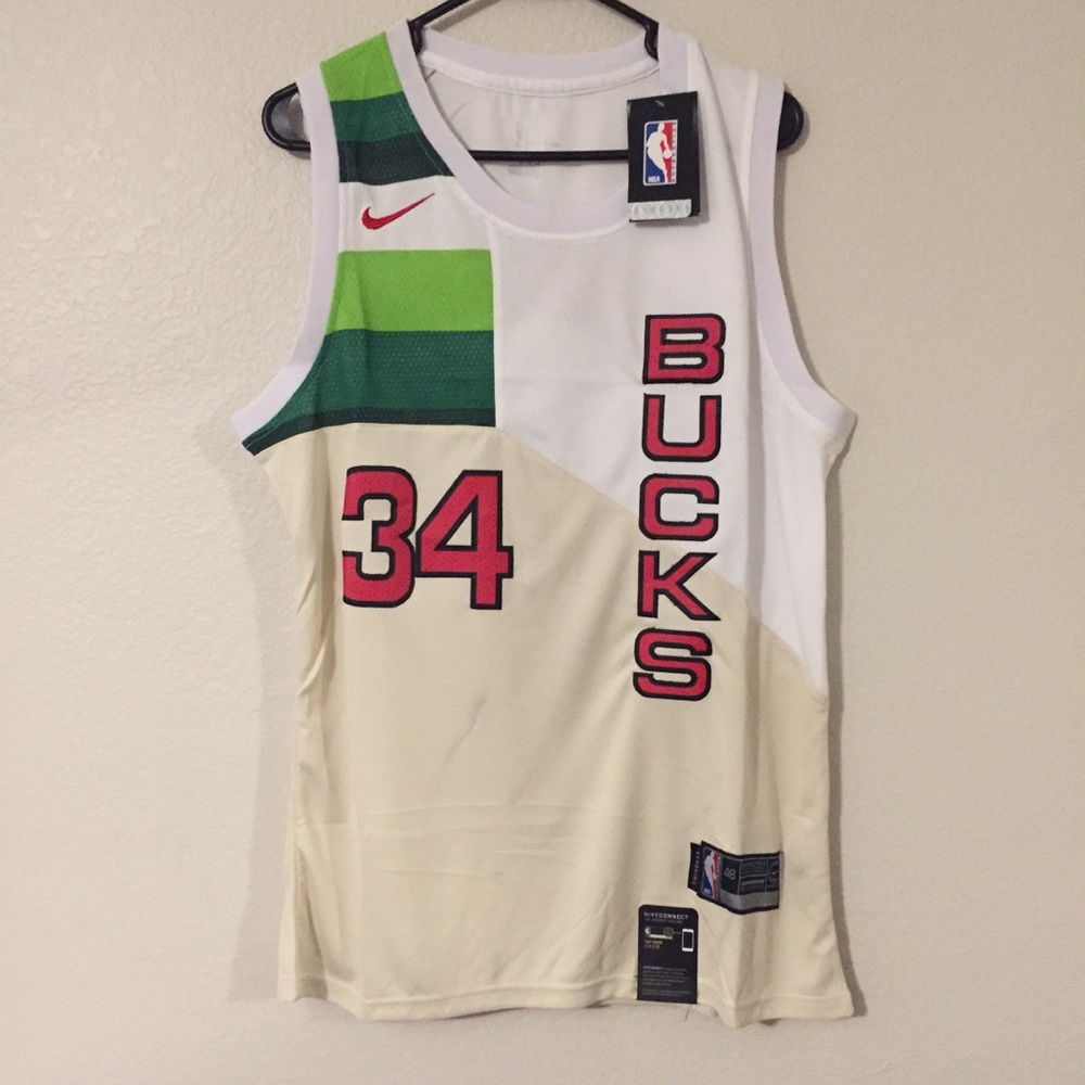 Giannis Antetokounmp All-City Bucks Jersey